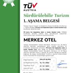 Sürdürülebilir Turizm 1. Aşama Belgesi